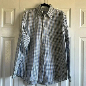 Barbour Men’s Button Down Summer Tattersall Size M